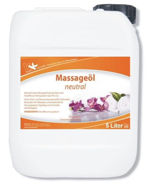 KK Massageöl Neutral 5 Liter Kanister