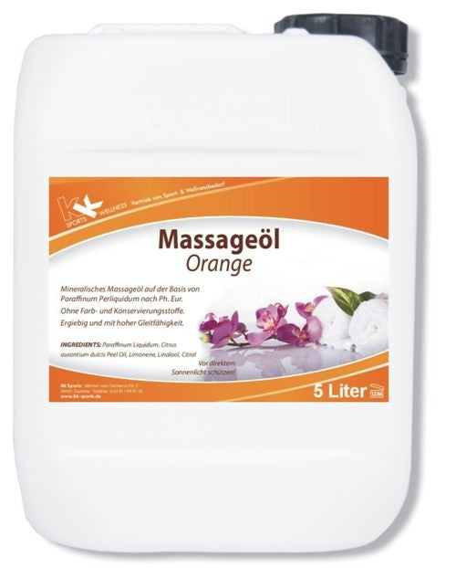 KK Massageöl Orange 5 Liter Kanister