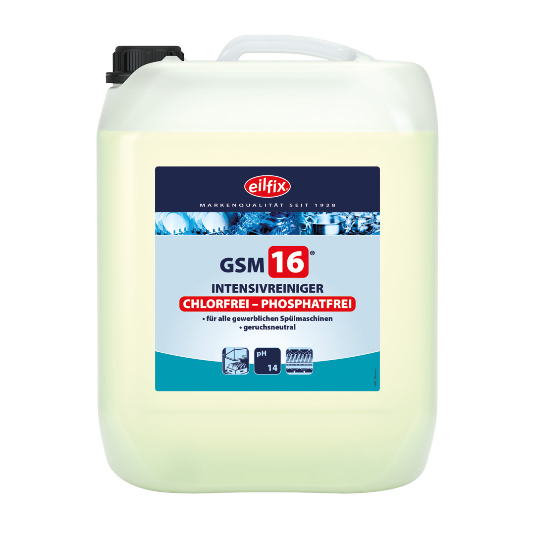 Eilfix® GSM 16 OCP | Geschirrspülmaschinenreiniger | chlor- & phosphatfrei | 14 kg Kanister