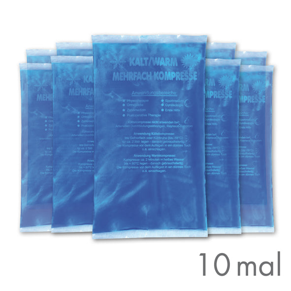 KK Kalt-Warm-Kompressen 10 Stück 16 x 9 cm. Linderung bei Schmerzen und Entzündungen – KK Hygiene