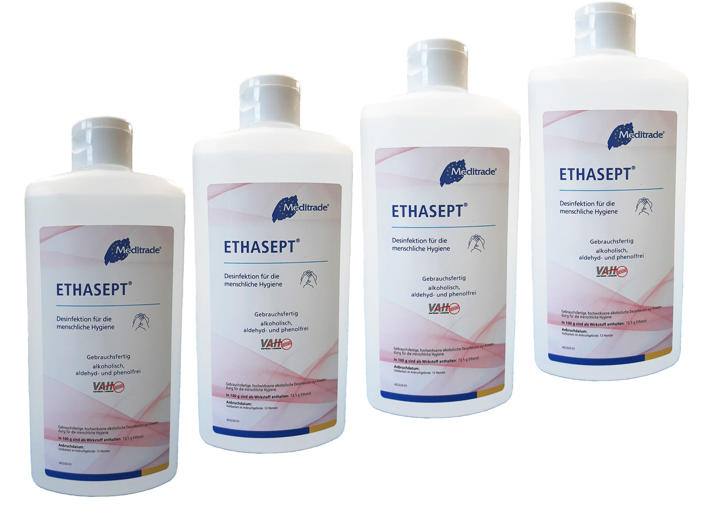 Händedesinfektion ALCOMAN 4 x 500 ml Flasche