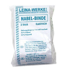 Nabelbinden | 6 cm x 4 m | Weiß | Packung mit 3 Stück