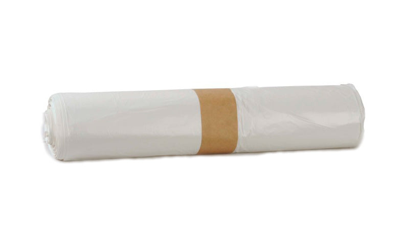 Funny HDPE Müllbeutel | weiß | ca. 90 l | 40 Stück/Rolle