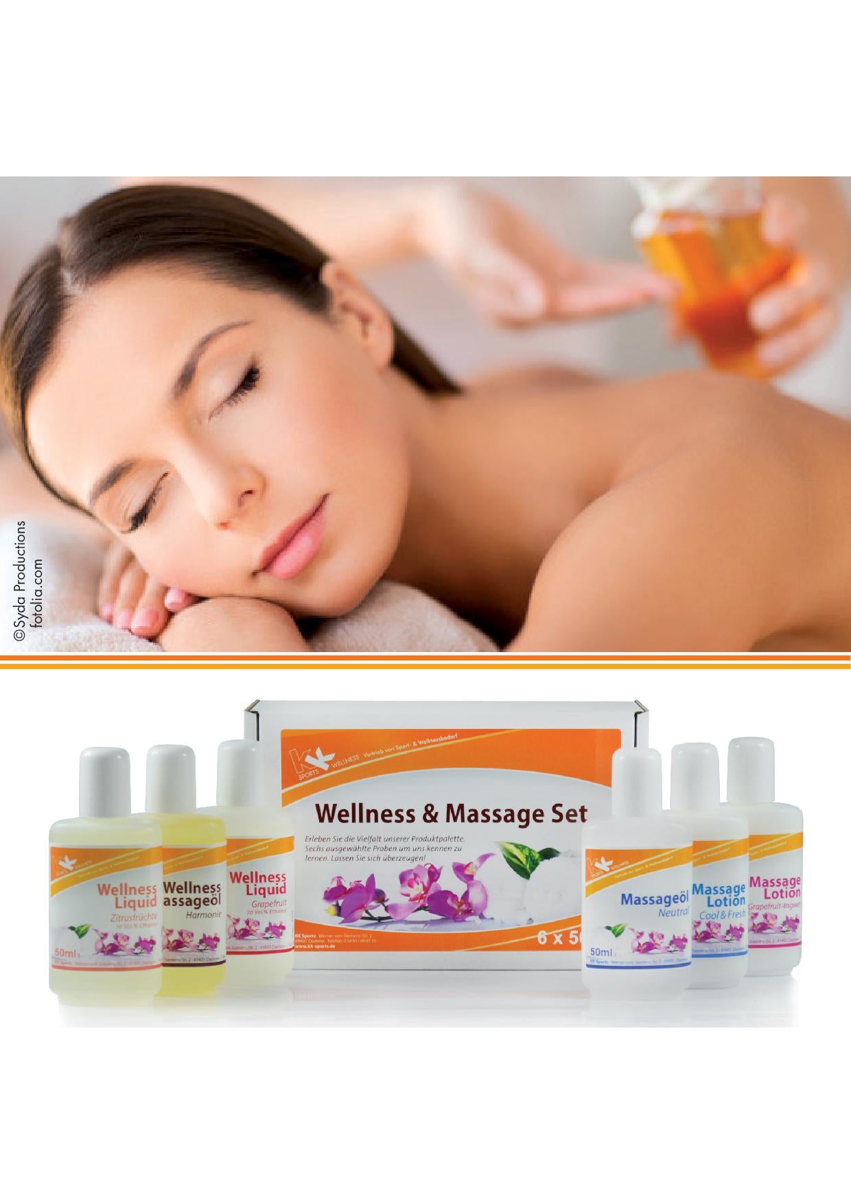 KK Wellness & Massage Set 6 x 50 ml Flaschen