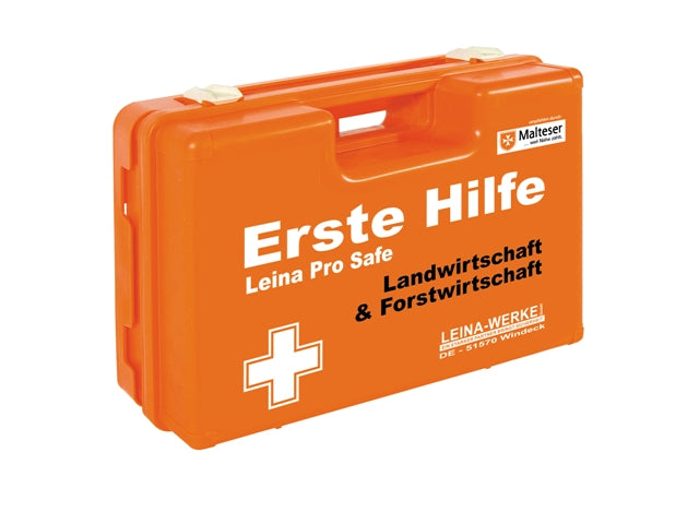 Leina Pro Safe Erste Hilfe Koffer | Land + Forstwirtschaft | DIN 13157 (2021-11) + Zus.