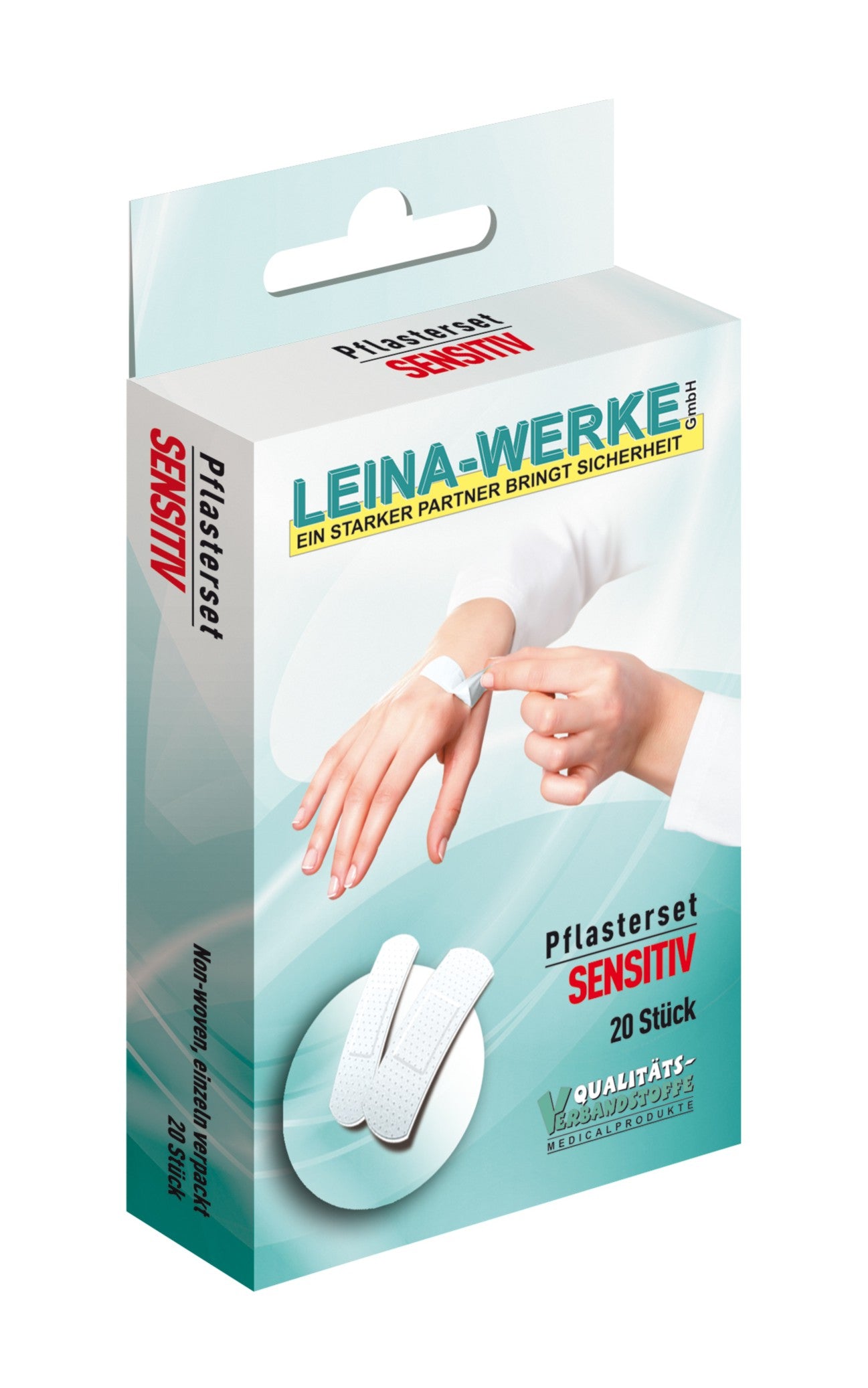 Pflaster Set in Faltschachtel | 20-teilig | Sensitiv | Verschiedene Größen