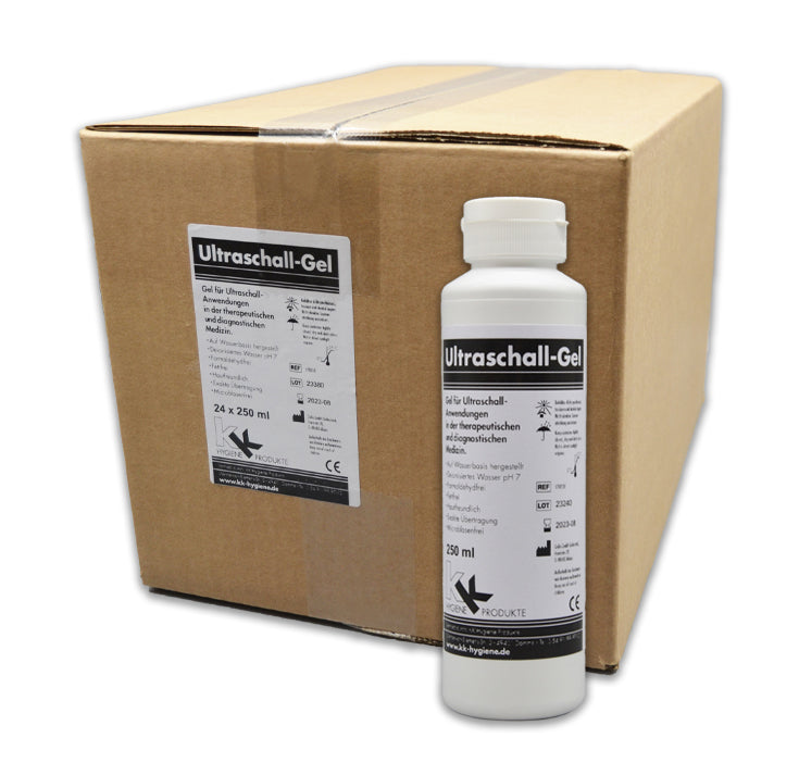 Ultraschallgel | KK Kontaktgel | Sonogel | 24 x 250 ml Flasche