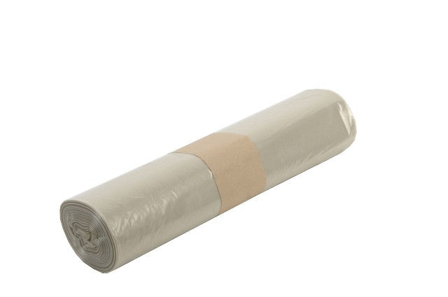 Müllsack | ca. 120 Liter | Typ 60 | Extra | Transparent | 25 Stück/Rolle