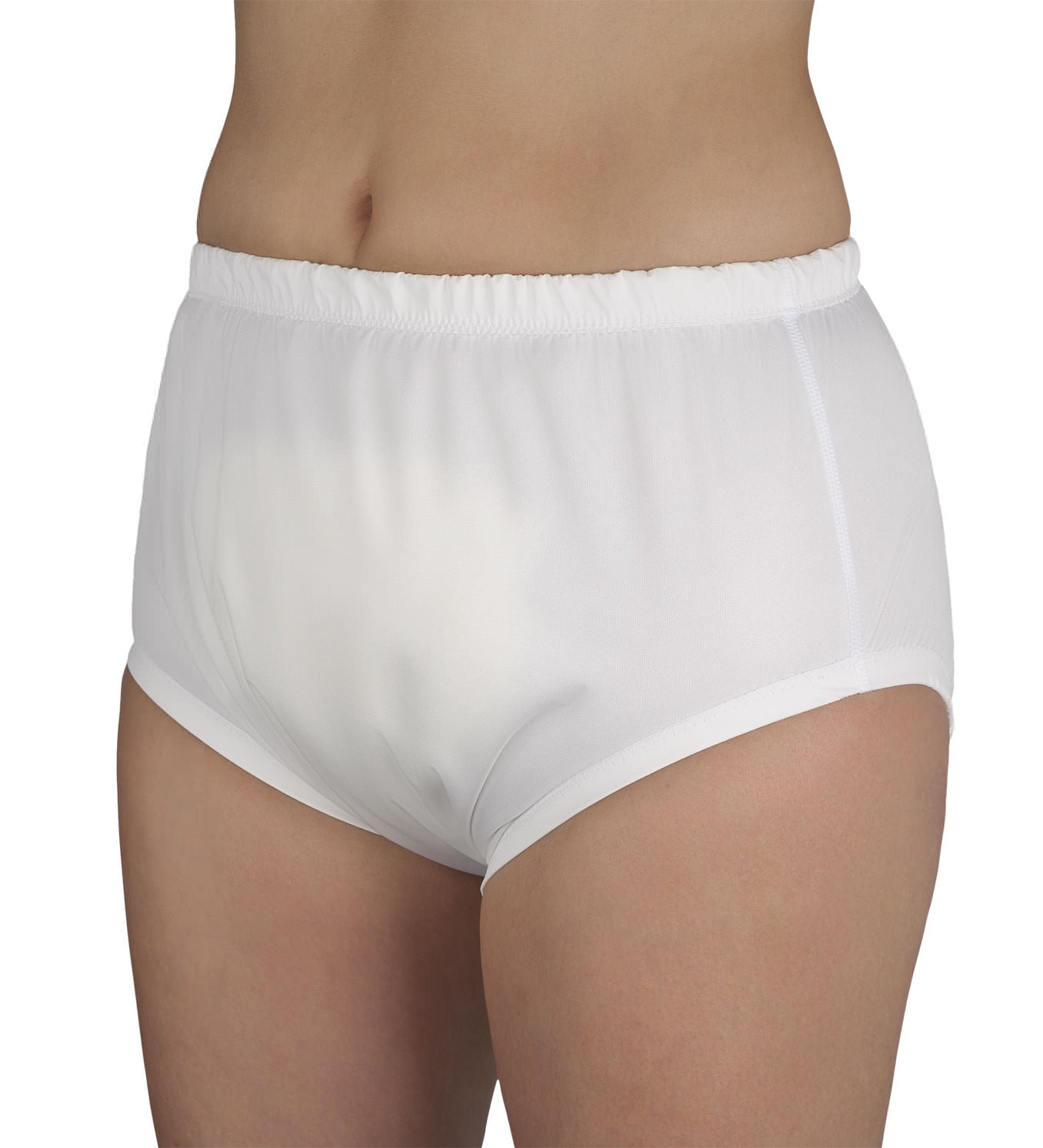 PU Slip Unisex Schlupfform Gr. XL-XXL Weiß 1287