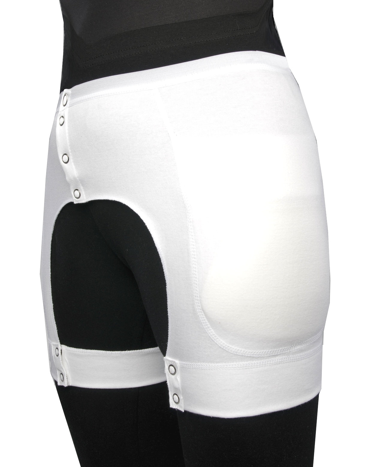 Suprima Protektor-Slip knöpfbar ohne Protektoren Unisex S-XXL Weiß 1414