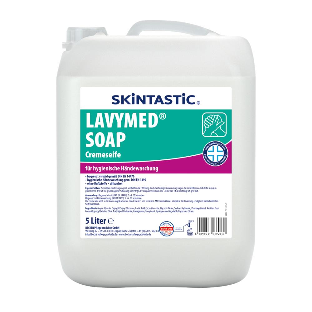 Skintastic Lavymed Cremeseife Liter Kanister Kk Hygiene