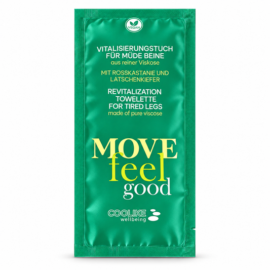 Aromatuch aus Vlies Gegen müde Beine