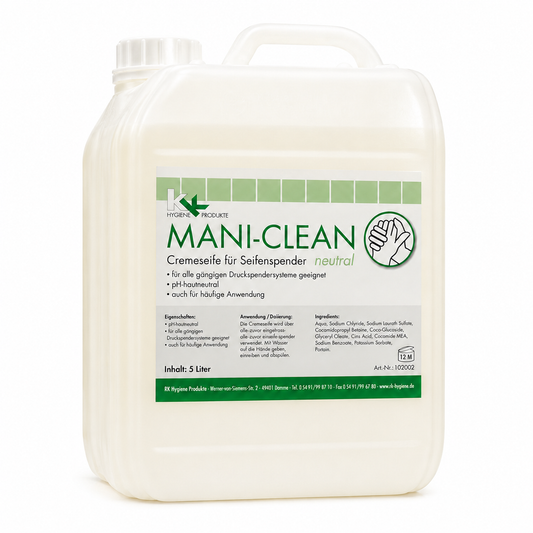 KK Mani-Clean neutral Seife | Cremeseife | 5 Liter Kanister