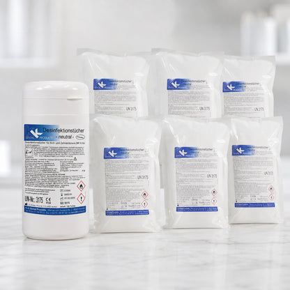 KK Desinfektionstücher 1 Dose mit 120 Tücher + 6 Nfb. 120 St. vers. Düfte