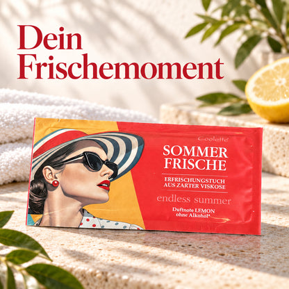 Erfrischungstuch  Sommerfrische - lemonfresh  aus Vlies