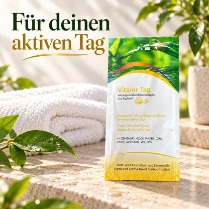 Aromatuch aus Baumwolle Vitaler Tag