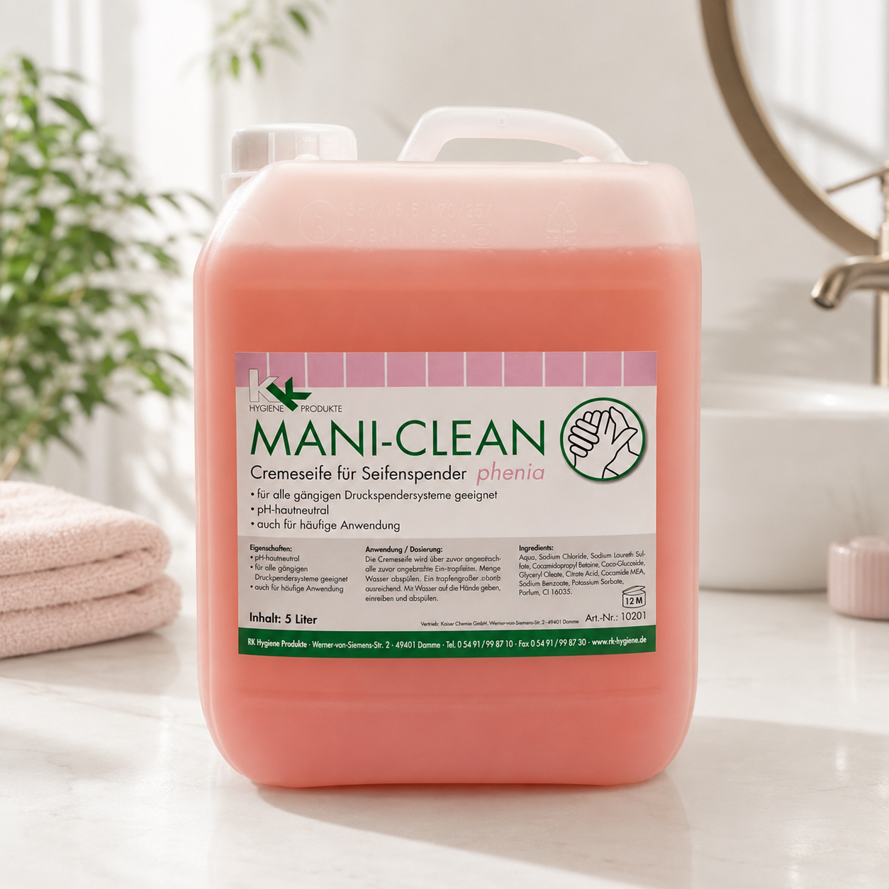 KK Mani-Clean Phenia Seife | Handwaschseife | 5 Liter Kanister