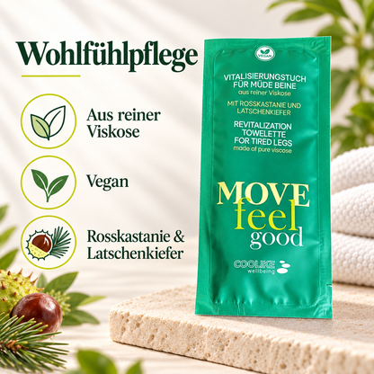 Aromatuch aus Vlies Gegen müde Beine