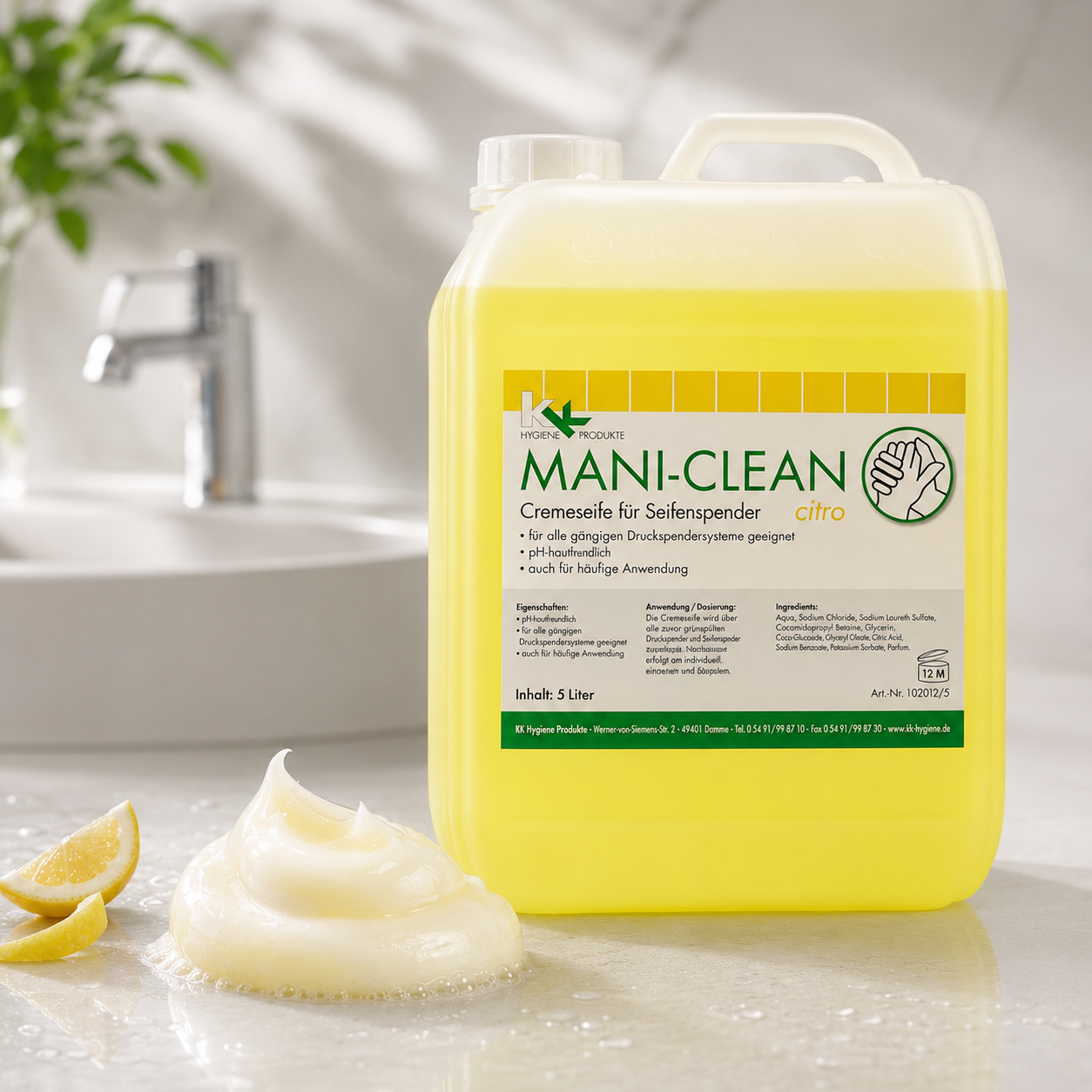 KK Mani-Clean Citro Seife | Handwaschseife | 5 Liter Kanister