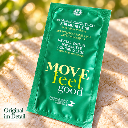 Aromatuch aus Vlies Gegen müde Beine