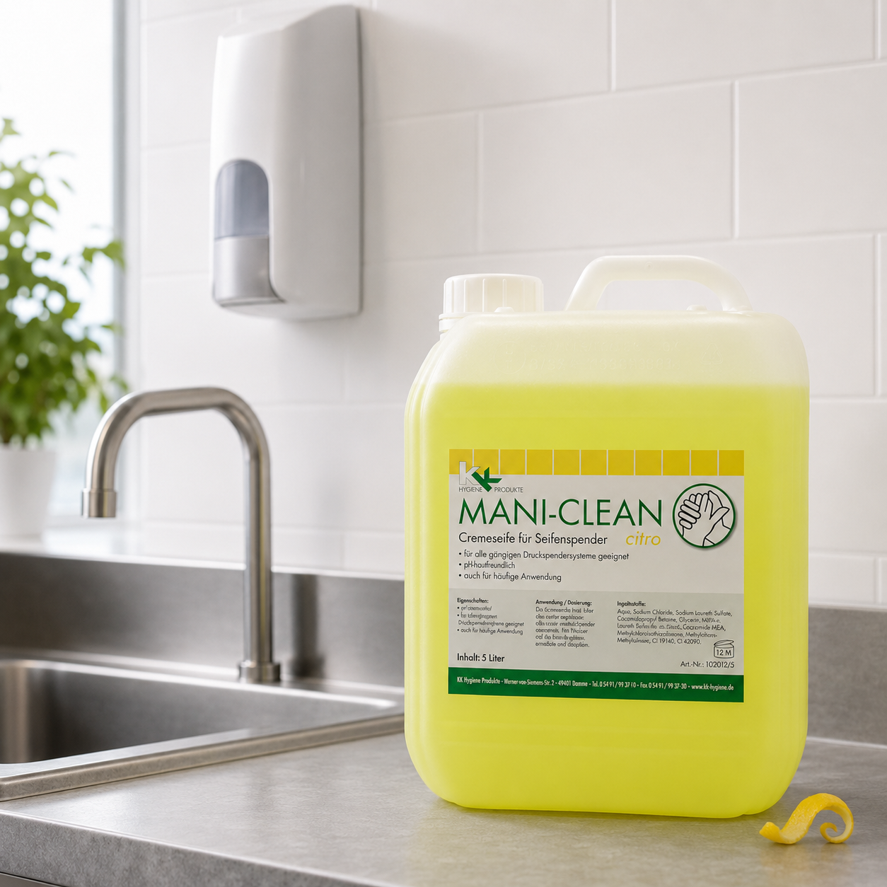KK Mani-Clean Citro Seife | Handwaschseife | 5 Liter Kanister