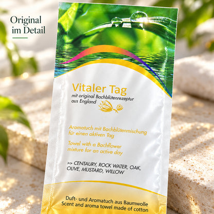 Aromatuch aus Baumwolle Vitaler Tag