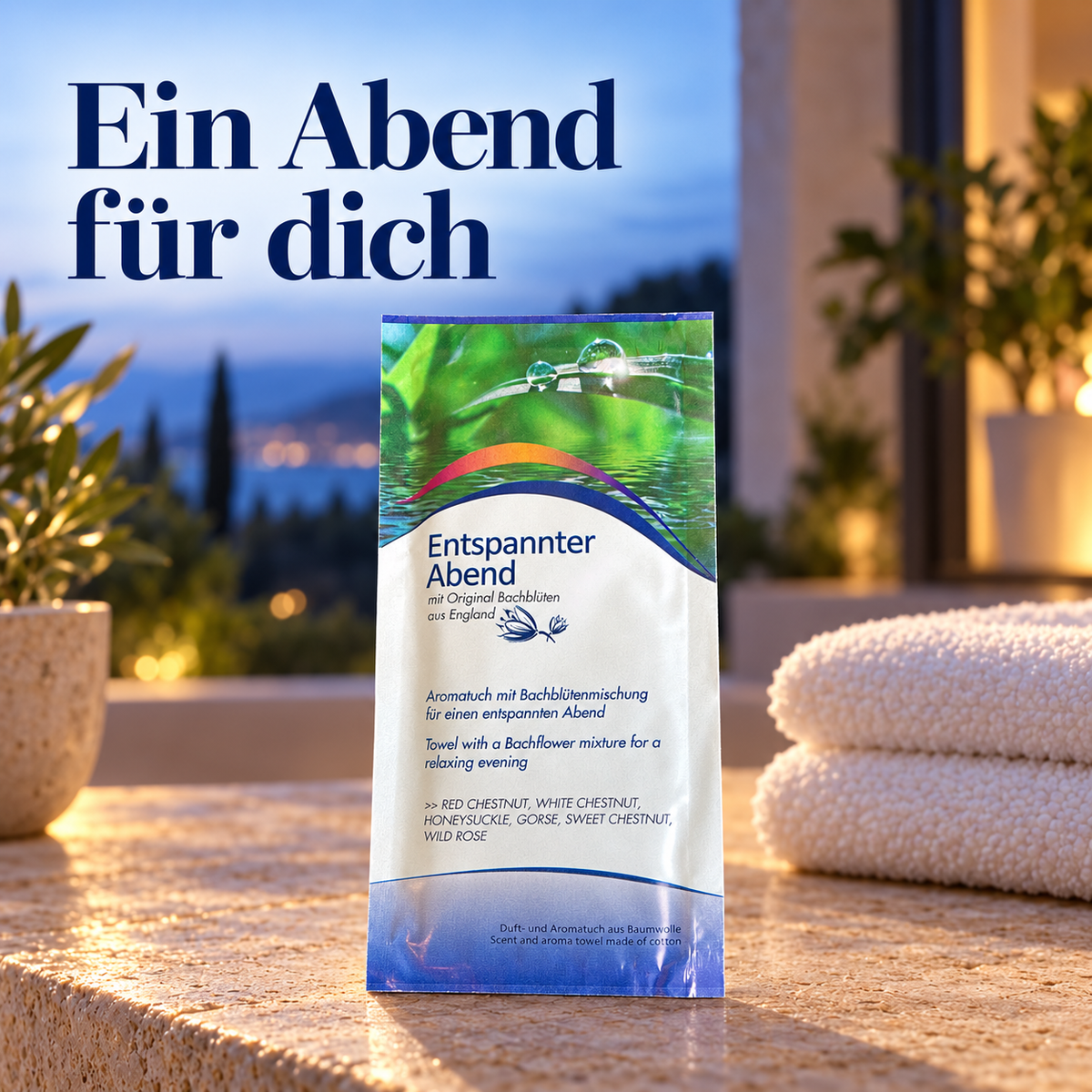 Aromatuch aus Baumwolle Entspannter Abend
