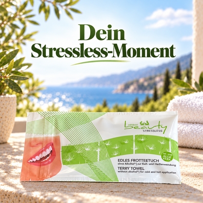 Oshibori Beauty Stressless Frotteetuch mit Aloe Vera