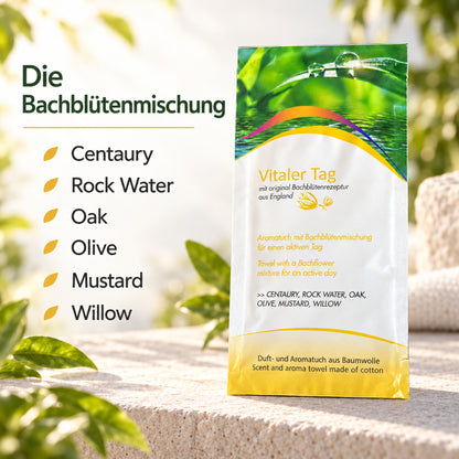 Aromatuch aus Baumwolle Vitaler Tag