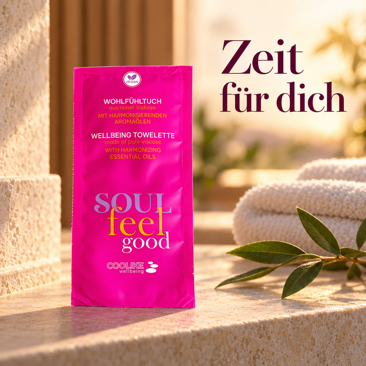 Aromatuch aus Vlies Wohlfühltuch