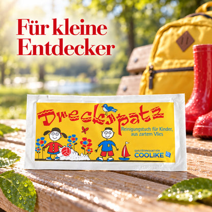 Erfrischungstuch Dreckspatz aus Vlies