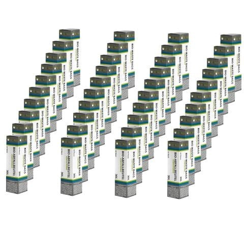 40x BIO4PACK Bio Abfallbeutel 30 Liter 10 Stück/Faltschachtel