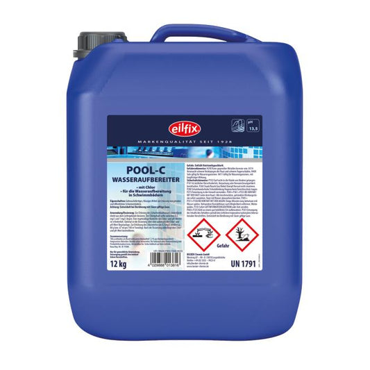 Eilfix® Pool C |  Flüssiger Wasseraufbereiter | 12 kg Kanister