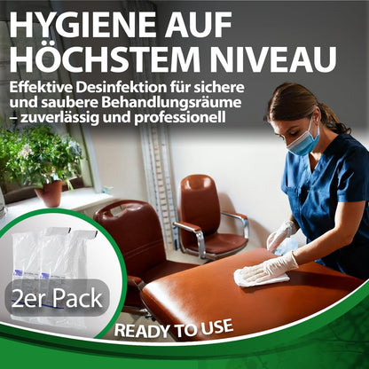 KK Quick & Clean alkoholische S-Wipes  ready to use 2 x Nfb. á 70 Tücher/Rolle