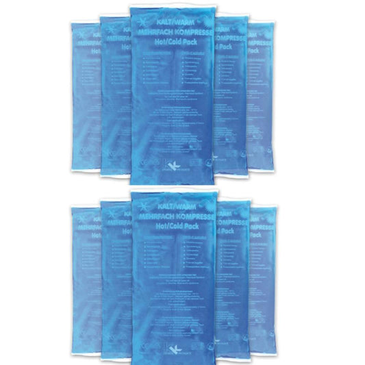10 x KK Kalt Warm Kompresse 12 cm x 29 cm