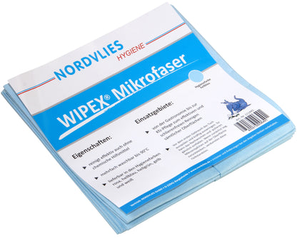 WIPEX® Mikrofaser-Wischtuch 40 x 38 cm Z-gefaltet 50 Stück/Karton vers. Farben