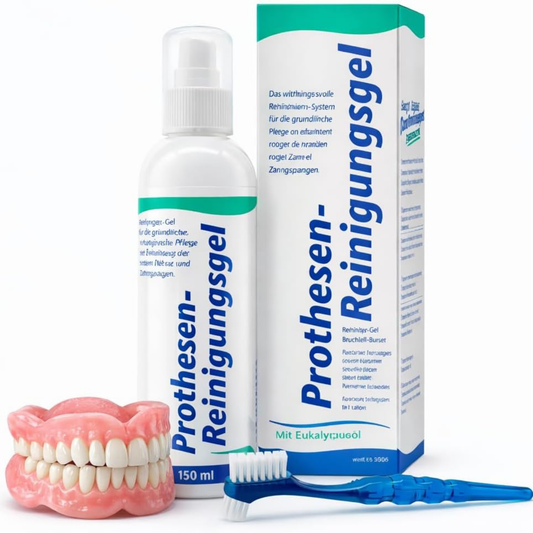 KK Prothesen-Reinigungsgel 150 ml Dosierflasche inkl. Reinigungsbürste