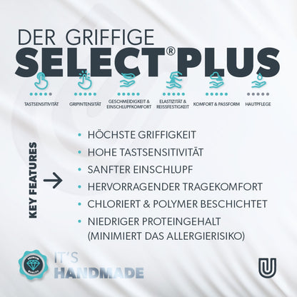 Unigloves Select Plus Latexhandschuhe XS - XL 100 Stück/Box