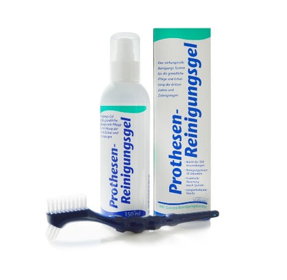 KK Prothesen-Reinigungsgel 150 ml Dosierflasche inkl. Reinigungsbürste