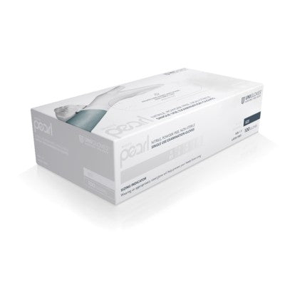 Unigloves WHITE PEARL Nitrilhandschuhe XS - XL 100 Stück/Box