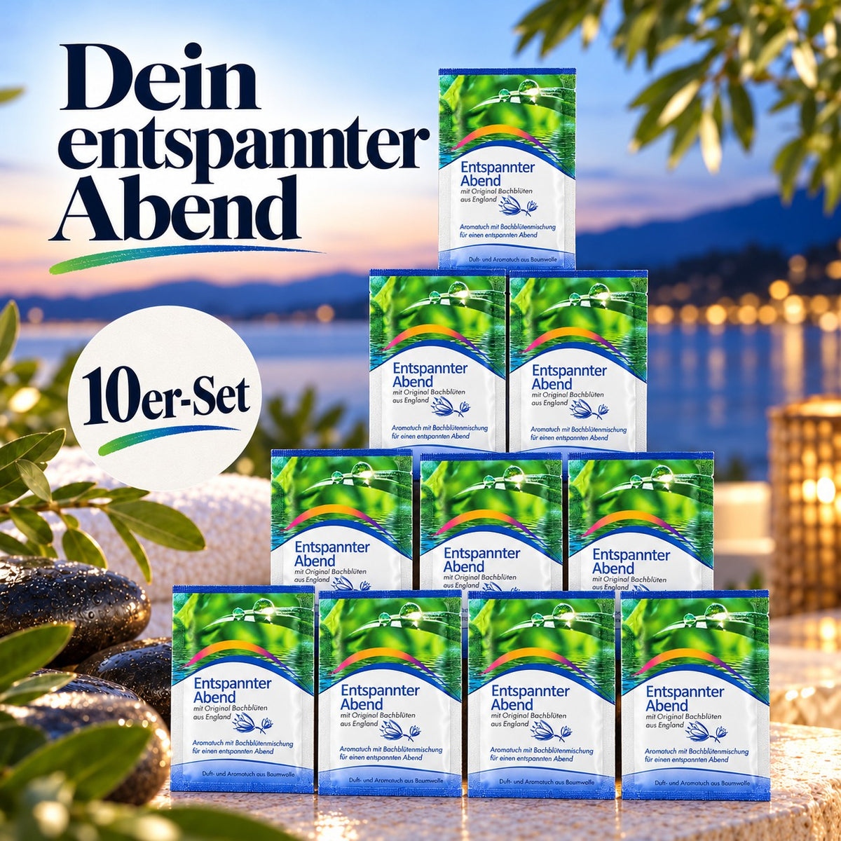 Coolike | 10 Stück | Aromatuch Baumwolle | Entspannter Abend
