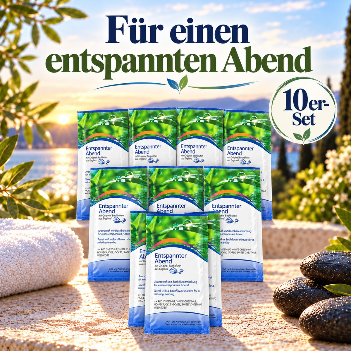 Coolike | 10 Stück | Aromatuch Baumwolle | Entspannter Abend