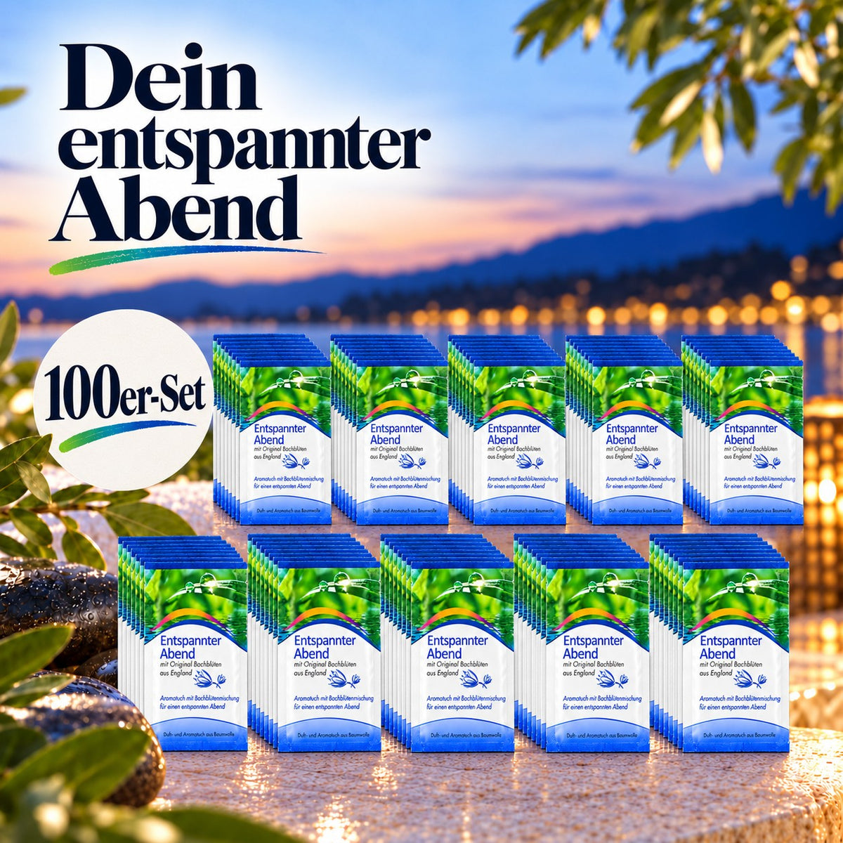 Coolike | 100 Stück | Aromatuch Baumwolle | Entspannter Abend