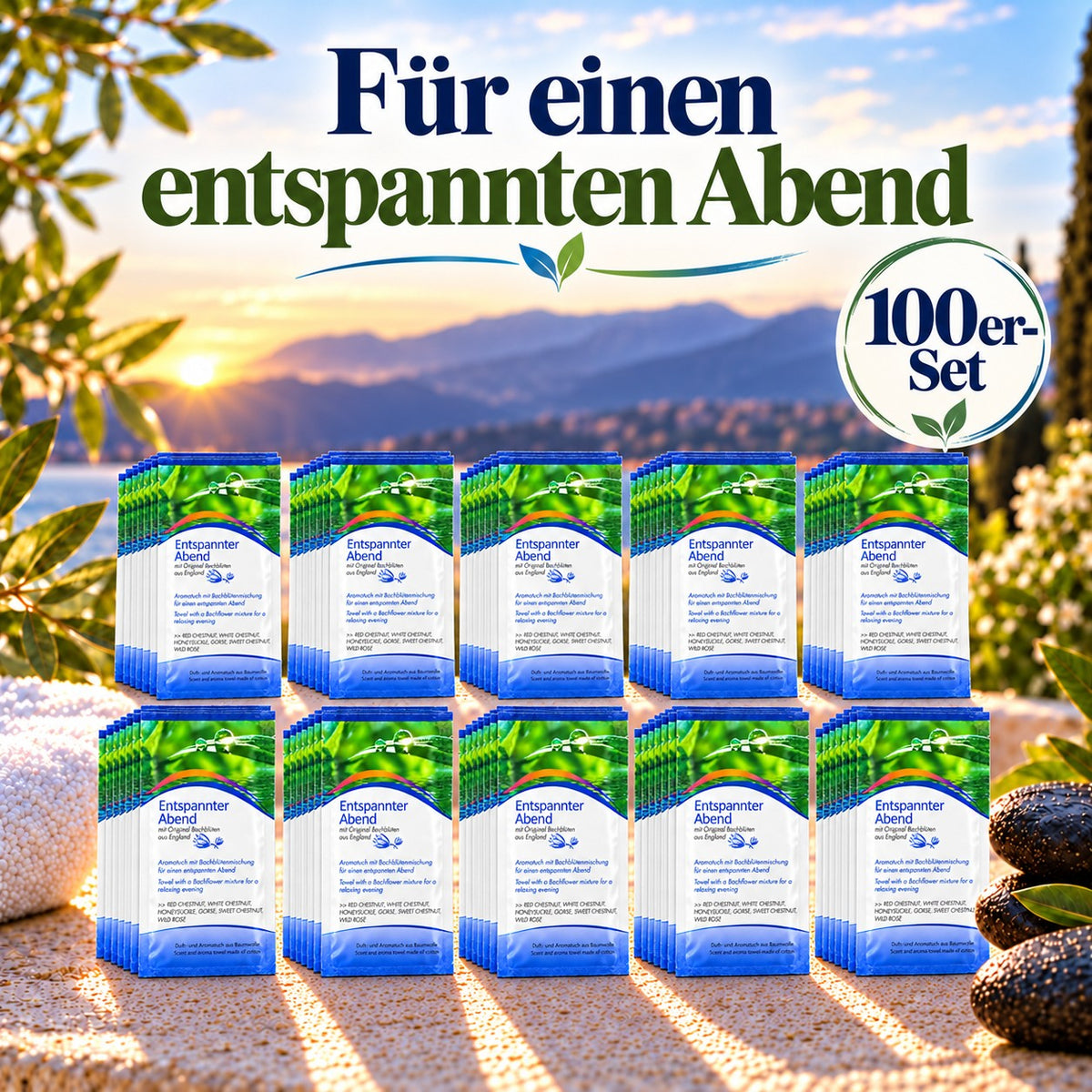 Coolike | 100 Stück | Aromatuch Baumwolle | Entspannter Abend