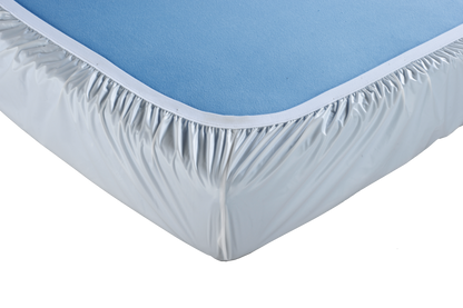 Suprima | Spannbetttuch PVC | Weiß | Ecken verschweißt | 100 x 200 x 20 cm | 3063