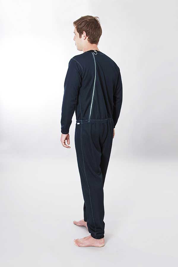 Suprima Pflegeoverall Unisex mit Sicherheitsknopf Größe S-XL Marine 4740