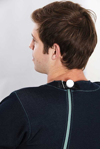 Suprima Pflegeoverall  Unisex Größe S-XXL mit Ösen Marine 4744