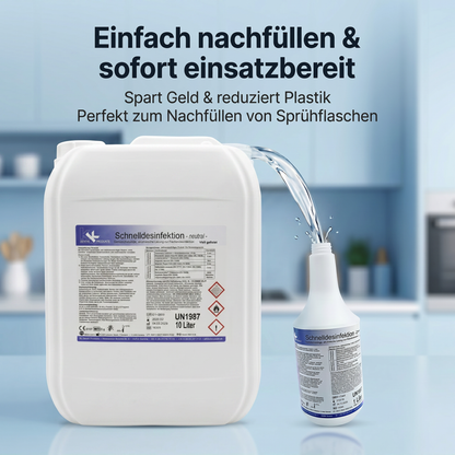 KK Schnelldesinfektion für Oberflächen 10 Liter Kanister