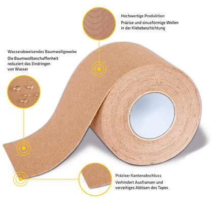 K-Active Tape Classic 50 mm x 5 m Singlebox ves. Farben