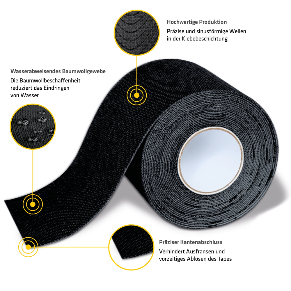 K-Active Tape Classic 50 mm x 5 m Singlebox ves. Farben